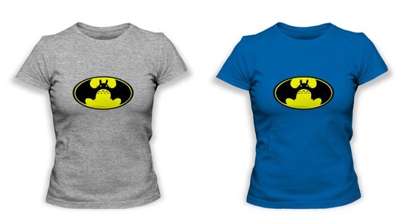 totoro batman shirt