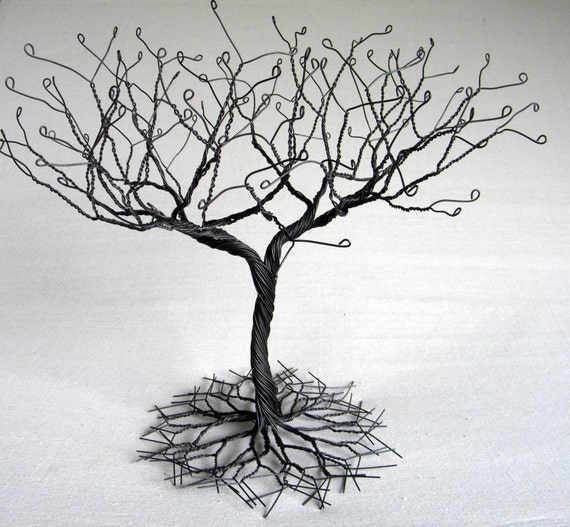 Black large Earring Tree Stand wire tree