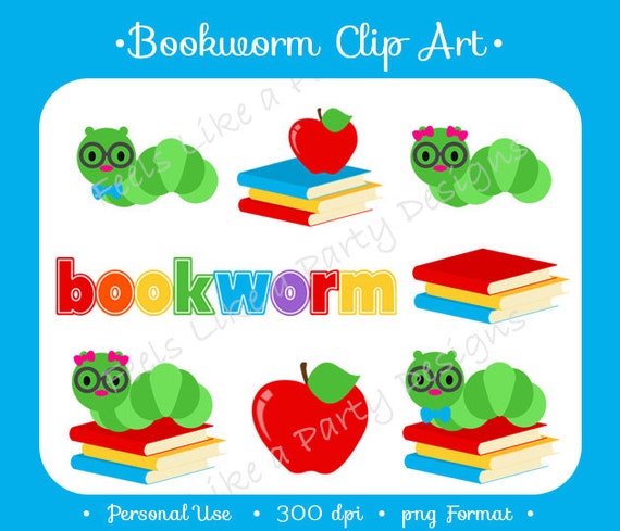 clipart bookworm - photo #49