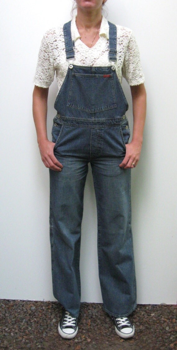 Blue Denim Jumpsuit Jean Bib Jumper One Piece Rompers Denim