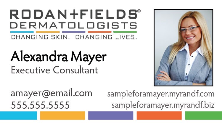 Rodan Fields Business Card Design With Your By EZMemories4U