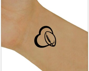 football tattoo etsy football tattoo etsy