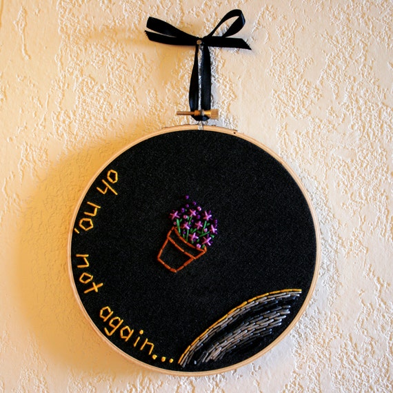 Items similar to Oh no, not again. . . Hitchhiker's Guide to the Galaxy