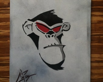 Popular items for monkey stencil on Etsy