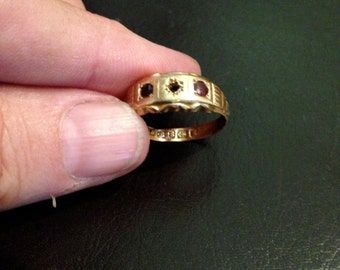 Antique Victorian Gold Ring 14k marked
