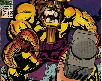 The Mighty Thor #155 (1968) Condition Very Good