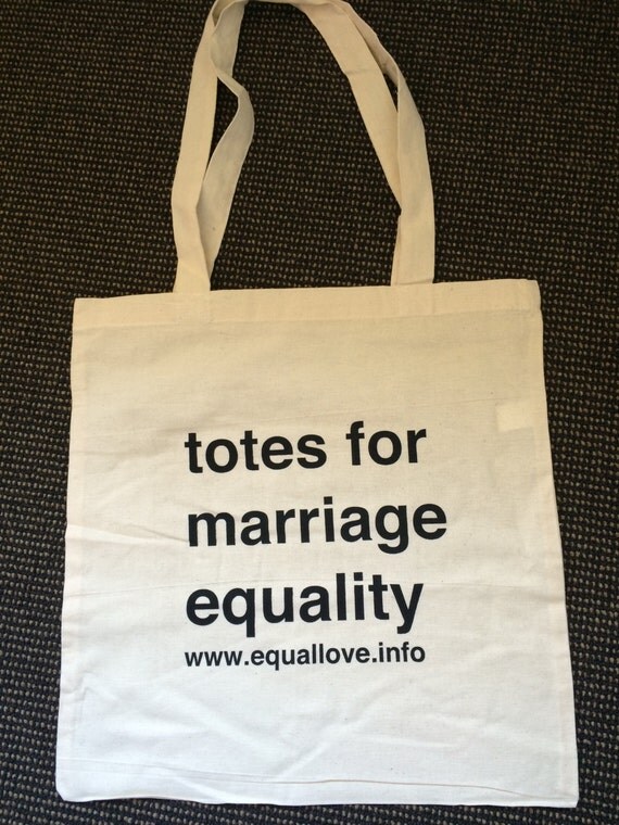 Totes For Marriage Equality Fundraiser Canvas Tote Bag