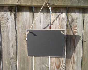 Hanging Chalkboard~ 6x8 Chalkboard~ Wooden Chalkboard~ Rustic Chalkboard~ Photo Prop~ Wedding Sign~ Kids Chalkboard ~ Small Chalkboard