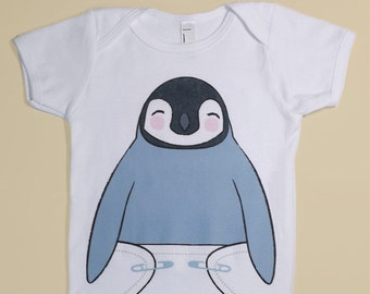 Funny Baby Clothes - Cute Baby Onesie - Funny Onsies - Penguin