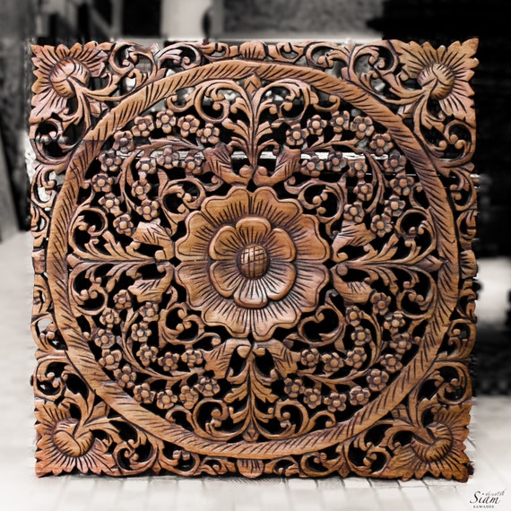 Wood Carving Wall Decor