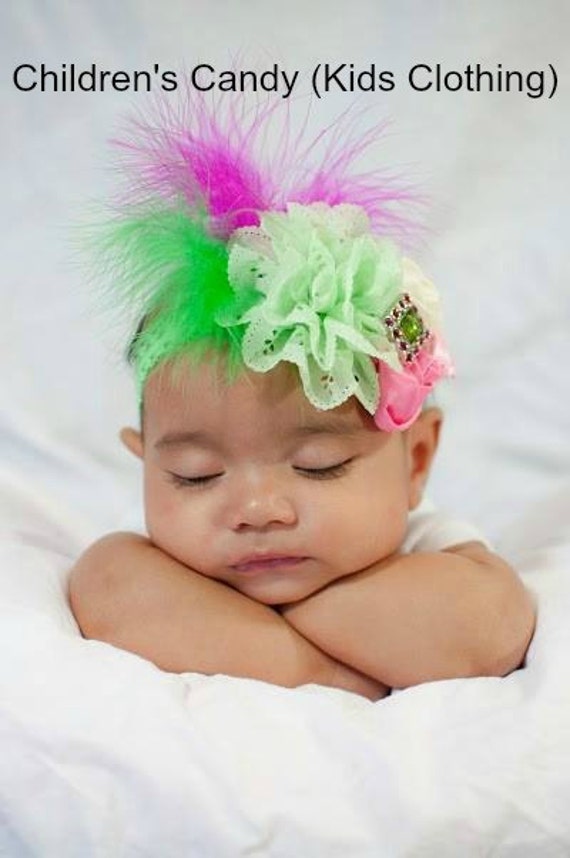 items similar to pink 1920s style headband baby items similar to green pink baby headband baby headband items similar to pink 1920s style headband baby items similar to green pink baby headband baby headband