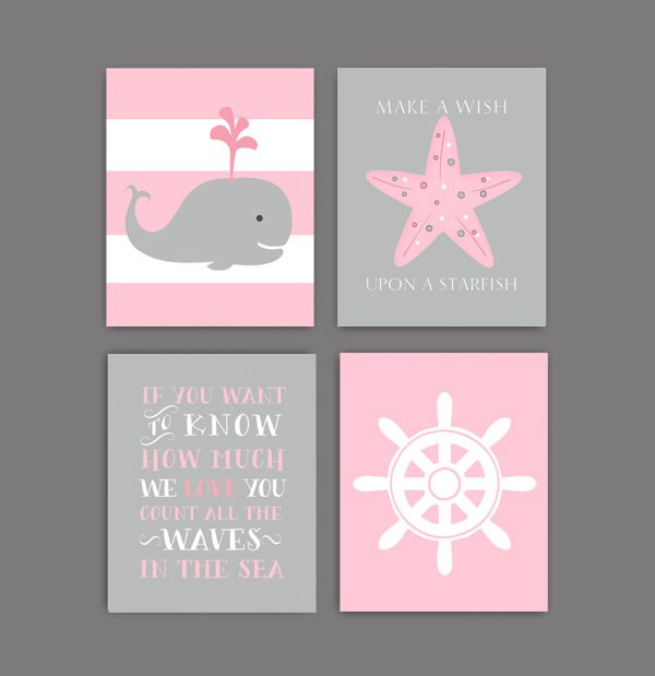 50 OFF.Baby girl nursery decorBaby Girl Nautical Nursery