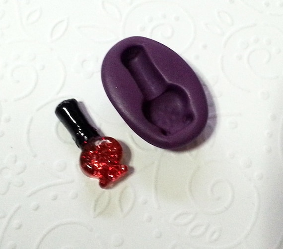 Miniature Nail Polish Mold 21mm For Fondant by SimplyMolds