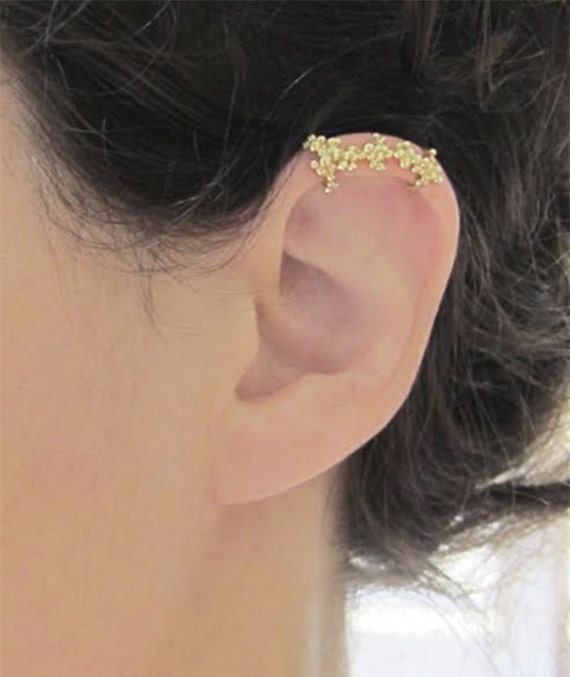 Ear Cuffs No Piercing non pierced cartilage Earring Ear by MayaMor