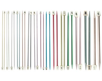 Susan Bates Silvalume 10" Knitting Needles- Choose your Size