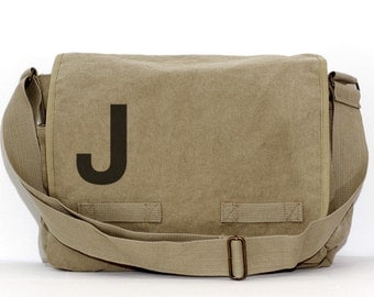 Messenger Bag, Monogrammed Bag, Personalized Bag, Initial Bag, Crossbody Canvas Bag, Personalized Groomsmen Gift, Women Men Messenger Bag,