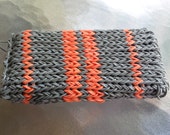 Cell Phone Case Stretchy Gray And Orange Rainbow Loom Rubber Bands Protective Case