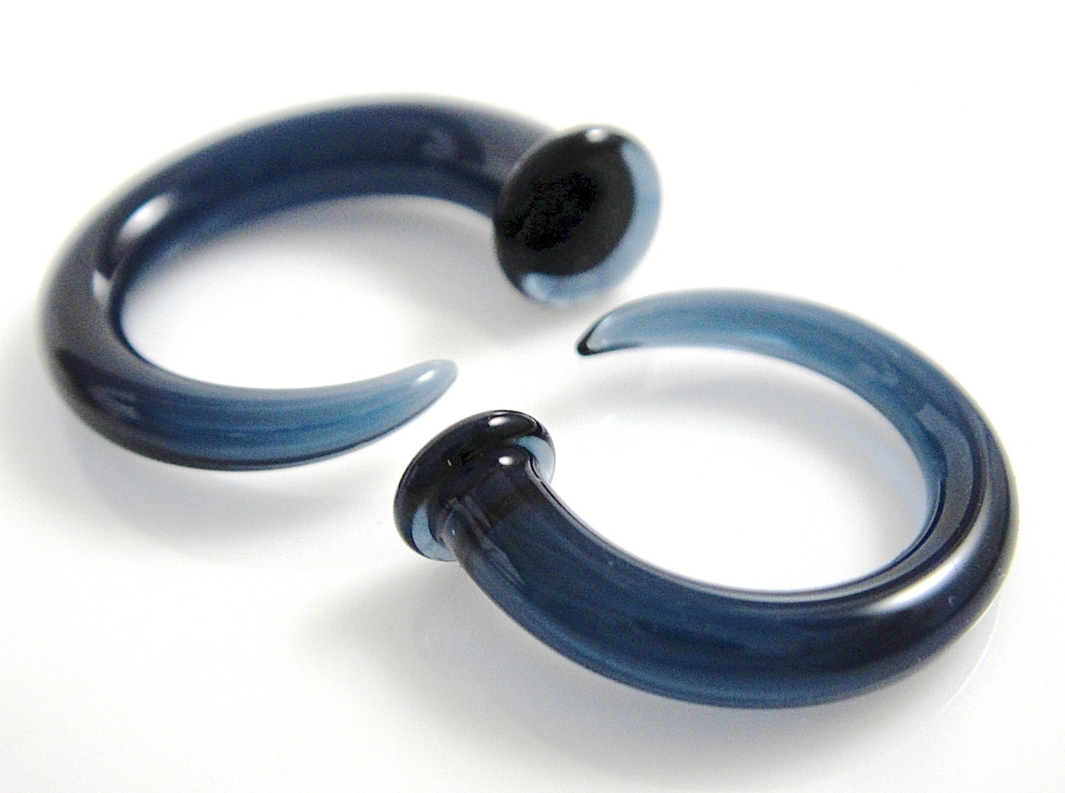 Custom Stretchers 6G or 8G Gauged Glass Body Jewelry for