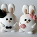 Custom Bunny Rabbit Wedding Cake Topper
