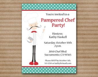 Pampered Chef Party Invitation Template 3