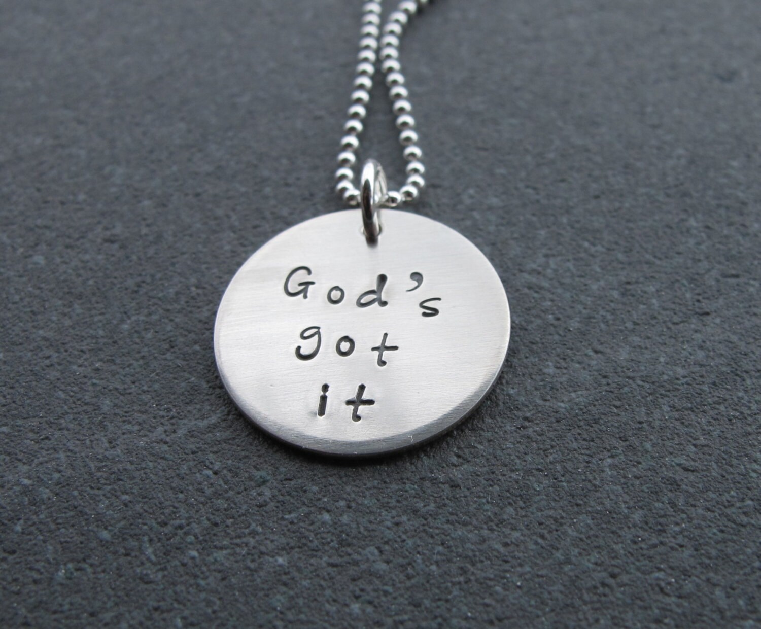 God's Got it necklace Christian Jewelry Inspirational
