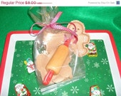 Christmas In July Sale Felt Play Food Gingerbread cookie dough play set of 4 Il_170x135