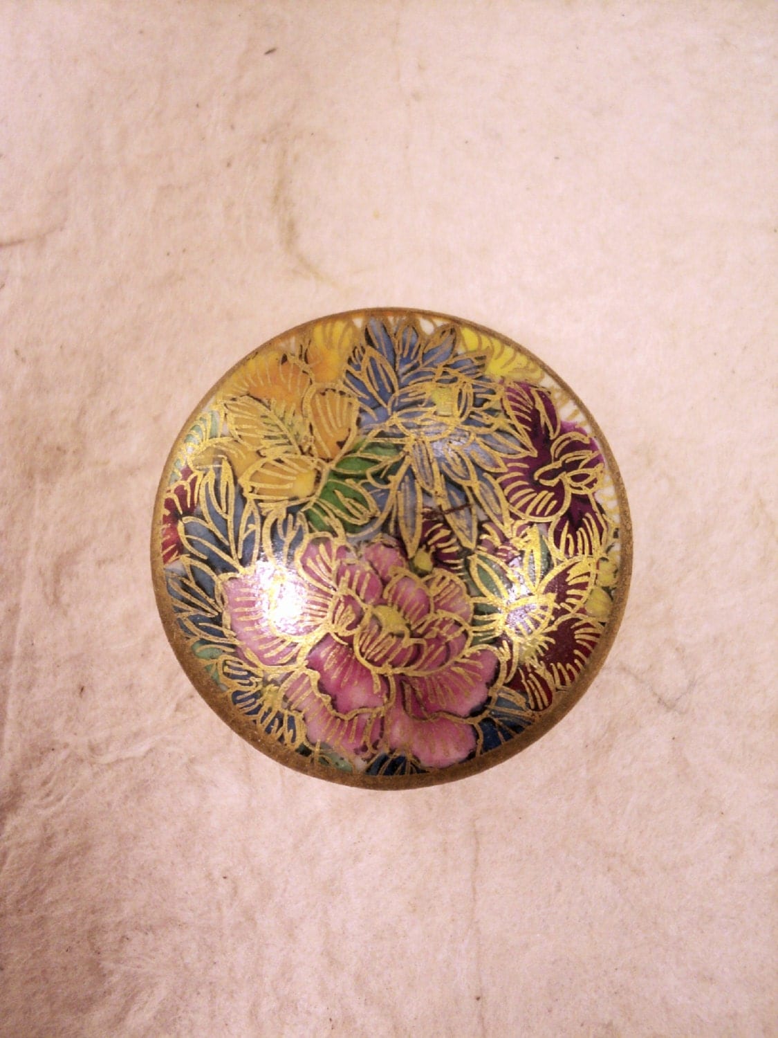 Satsuma button ceramic buttons antique button JAPANESE button