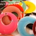 40 - 18mm Open Round Enamel Epoxy Drop Charm Bead 18mm Double Sided Assortment - 40 pc - 5403