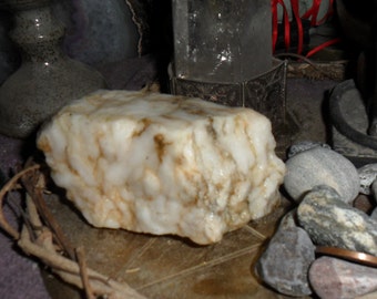 Celtic Druidic Welsh Hillside White Altar Quartz