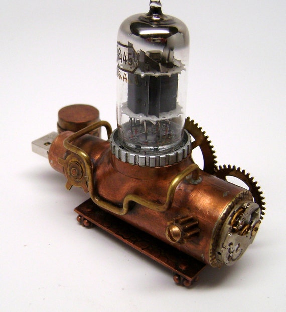 Steampunk Ion Canon flash drive steampunk