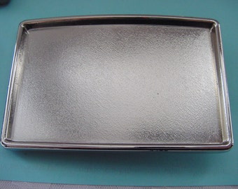 Belt Buckle Blank Bases Rectangle Gun Metal Finish (DP525)