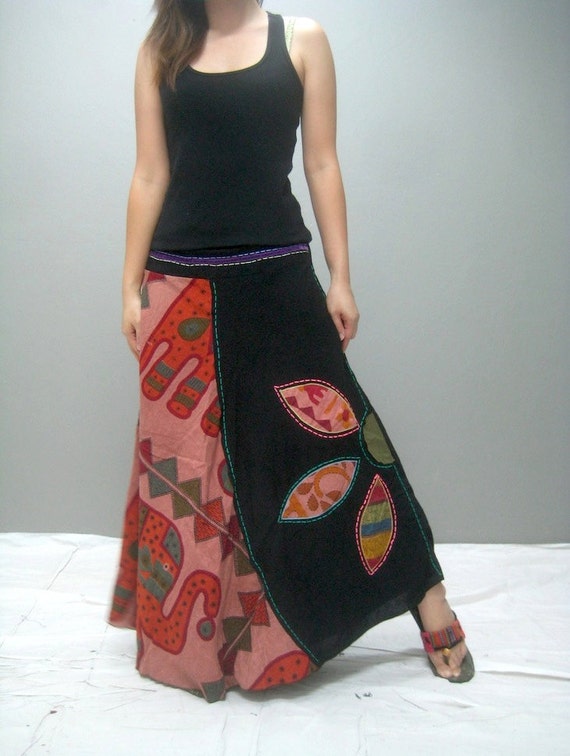 Gypsy skirt 315.8 by thaitee on Etsy