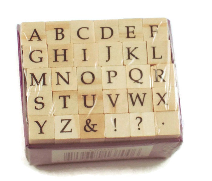 Download Mini Alphabet Rubber Stamp Set ARS-11