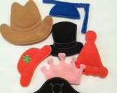 Christmas in July Sale Hats addon for out Mr. Potato head felt game set educational game learning toy Eco-Friendly Il_170x135