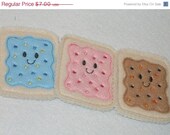 Christmas in July Sale PLAY FOOD, Pretend Felt Smiley poptarts Il_170x135