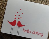 Hello Darling Love Bird Note Cards (set of 10) Il_170x135