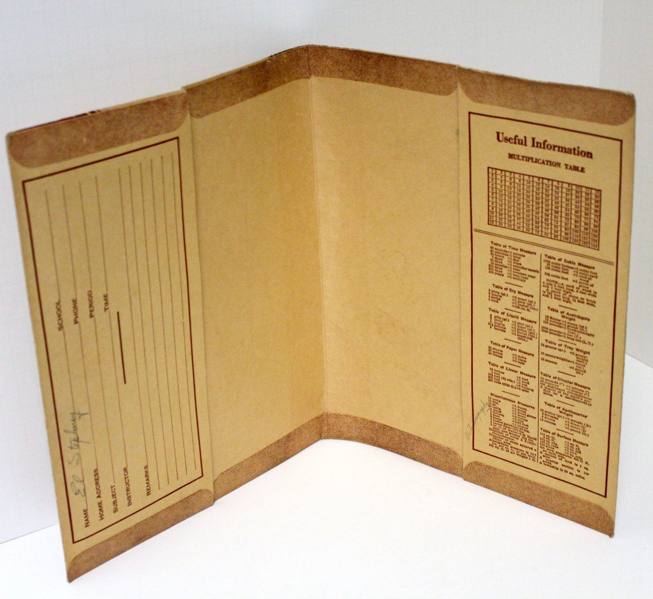 peechee type folder