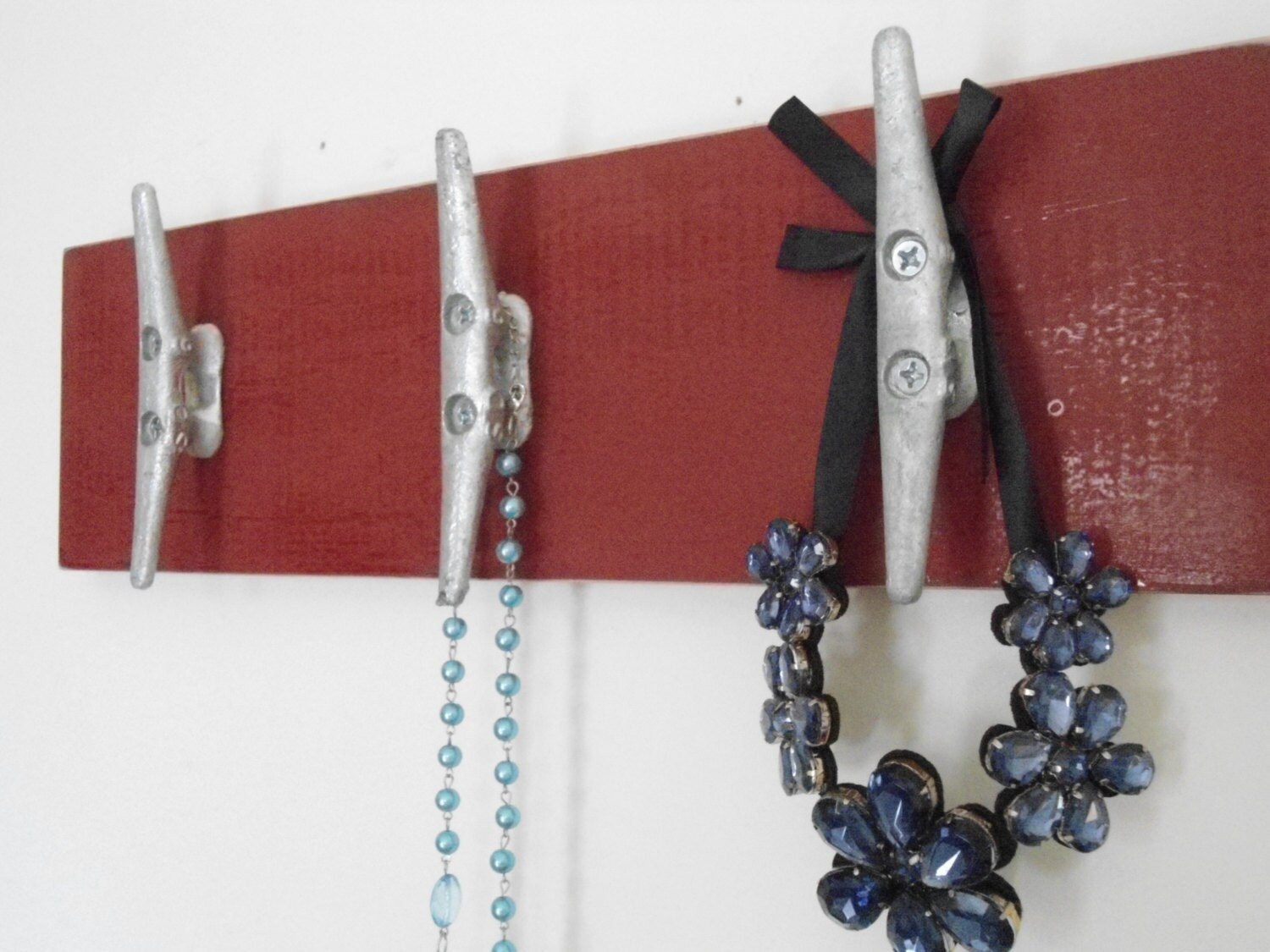 3 LARGE boat cleats pool hot tub towel bathing suit rack