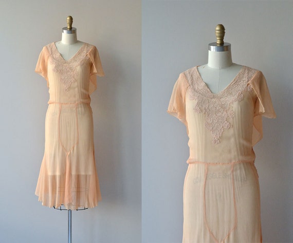 The Gaiety dress vintage 1920s dress silk chiffon 20s