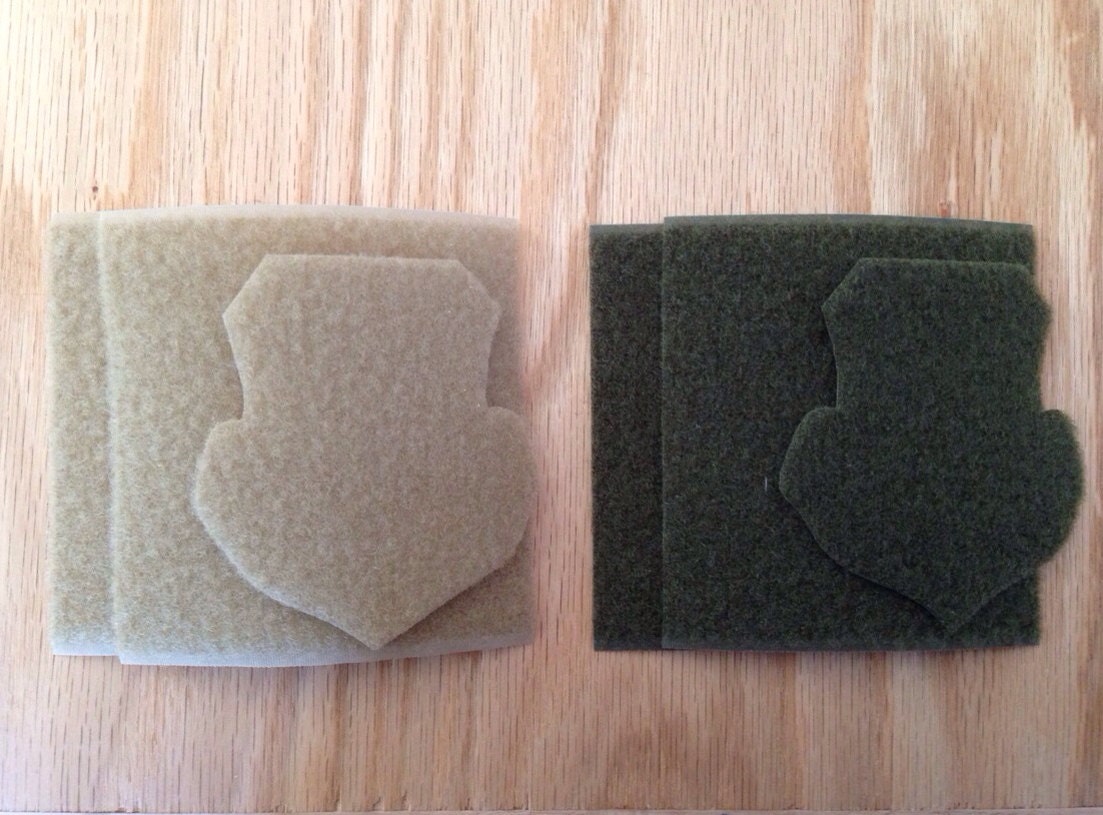 Air Force flight suit precut velcro 3 pieces desert or green