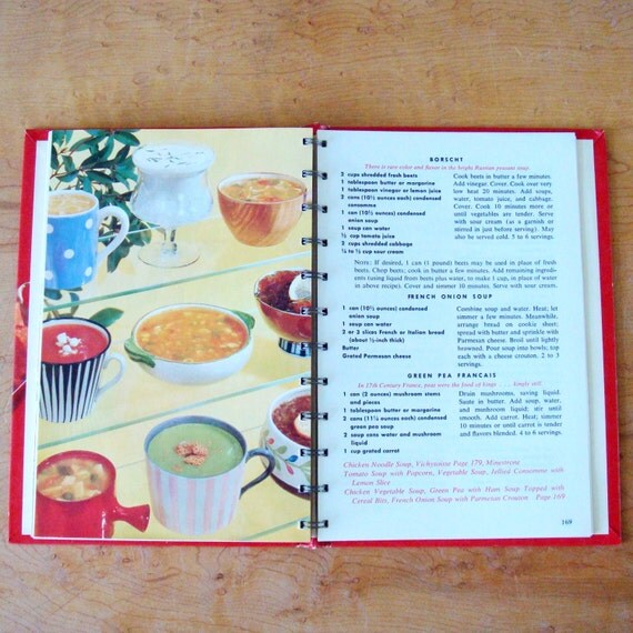Vintage Soup Cookbook Campbell Cookbook Cooking With Soup