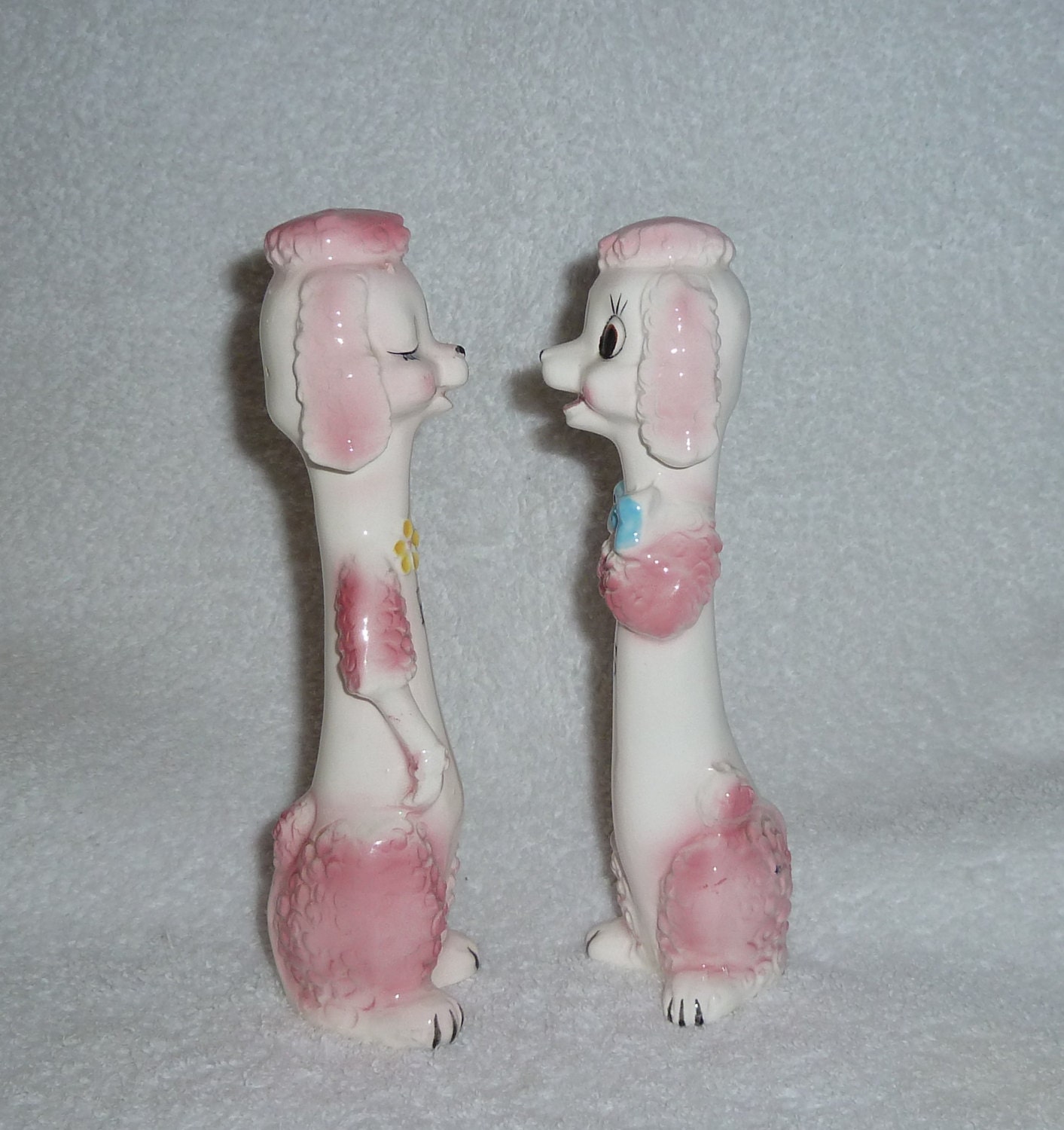 pink poodle statue