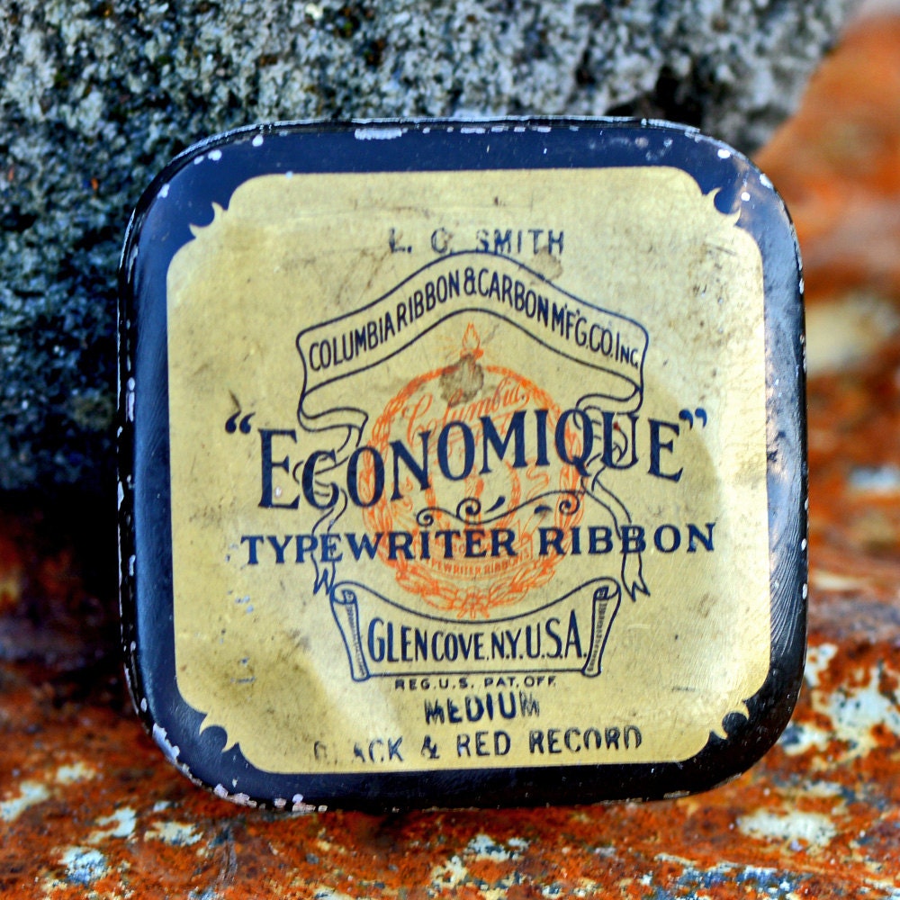 antique typewriter ribbon tin… Home Decor… p34 L oldschooltypers