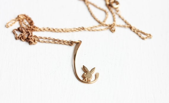Vintage Playboy Necklace by diamentdesigns on Etsy