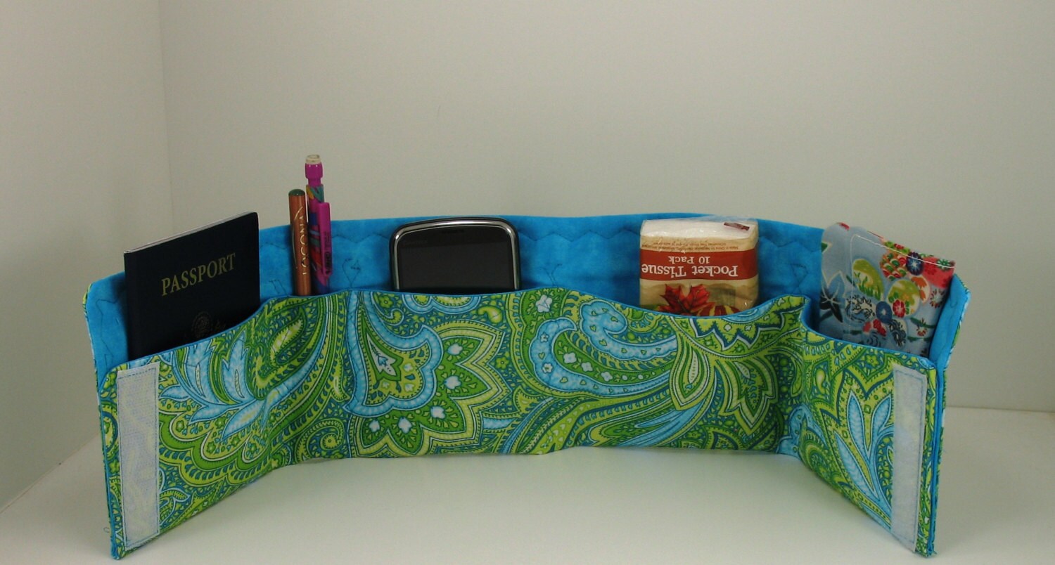 Mini Purse / Briefcase Organizer Insert with velcro close