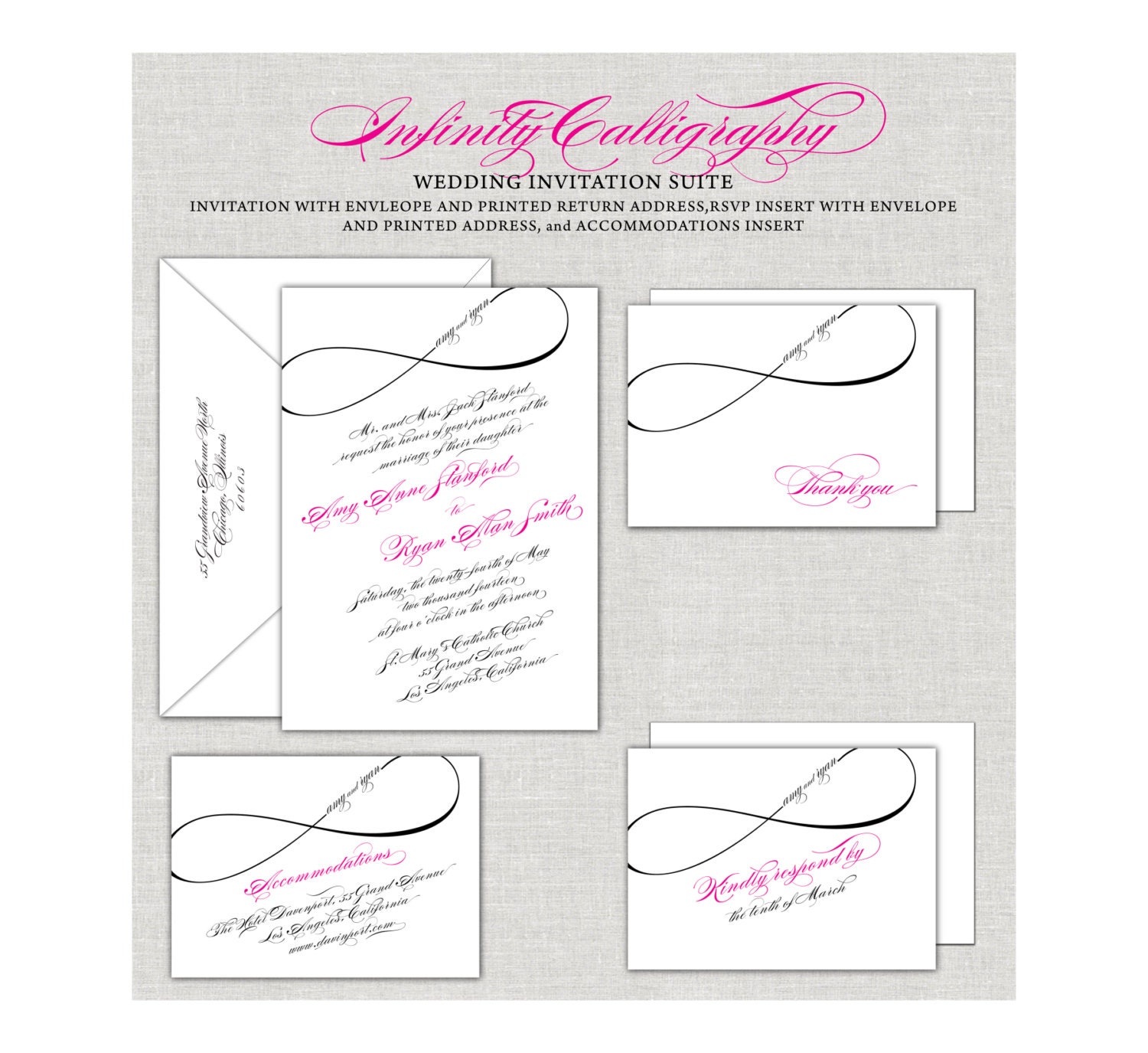 Infinity Wedding Invitations 2