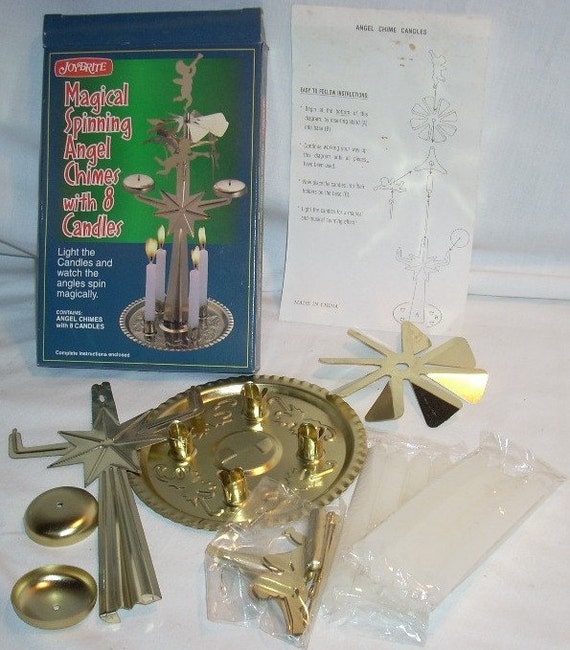 Swedish Angel Chimes Joybrite Windmill Candle Holder New in