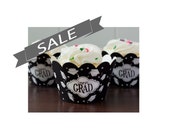12 Graduation Cupcake Wrappers - Congrats Grad Cupcake Wrappers - Graduation Party Decorations - Graduation Cupcakes Il_170x135