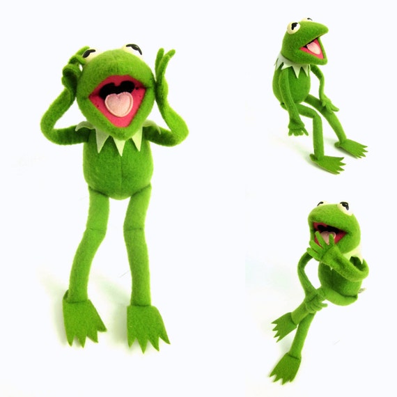 fisher price kermit puppet