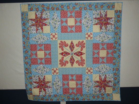 Floral summer quilt by beaquilter
